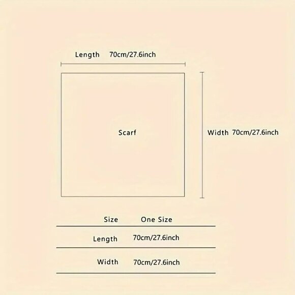 NWT - Boho Chic Printed Square Scarf (SKU 0262) - Picture 3 of 5